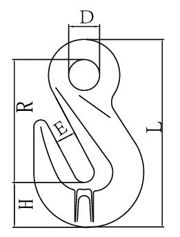 Eye Shortening Grab Hook - Grade 8